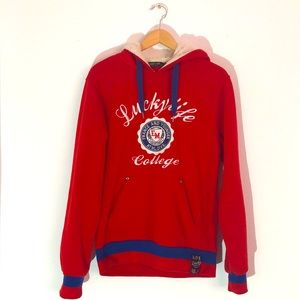 LUCKY-LIFE COLLEGE HOODIE.